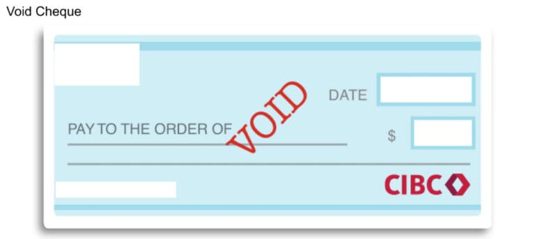 캐나다 밴쿠버 자동차 보험 ICBC 가입 / 내용 완벽 이해하기 (2024. 12. 기준) 2 Void Cheque Sample