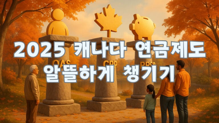 캐나다 연금제도 완벽 가이드: 더 많은 혜택을 받는 현명한 방법 2025 3 캐나다 연금