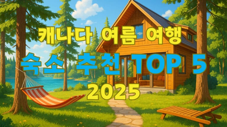 실패 없는 캐나다 여름 숙소 추천: 직접 다녀온 후기 TOP 5 21 캐나다 여름 숙소 추천